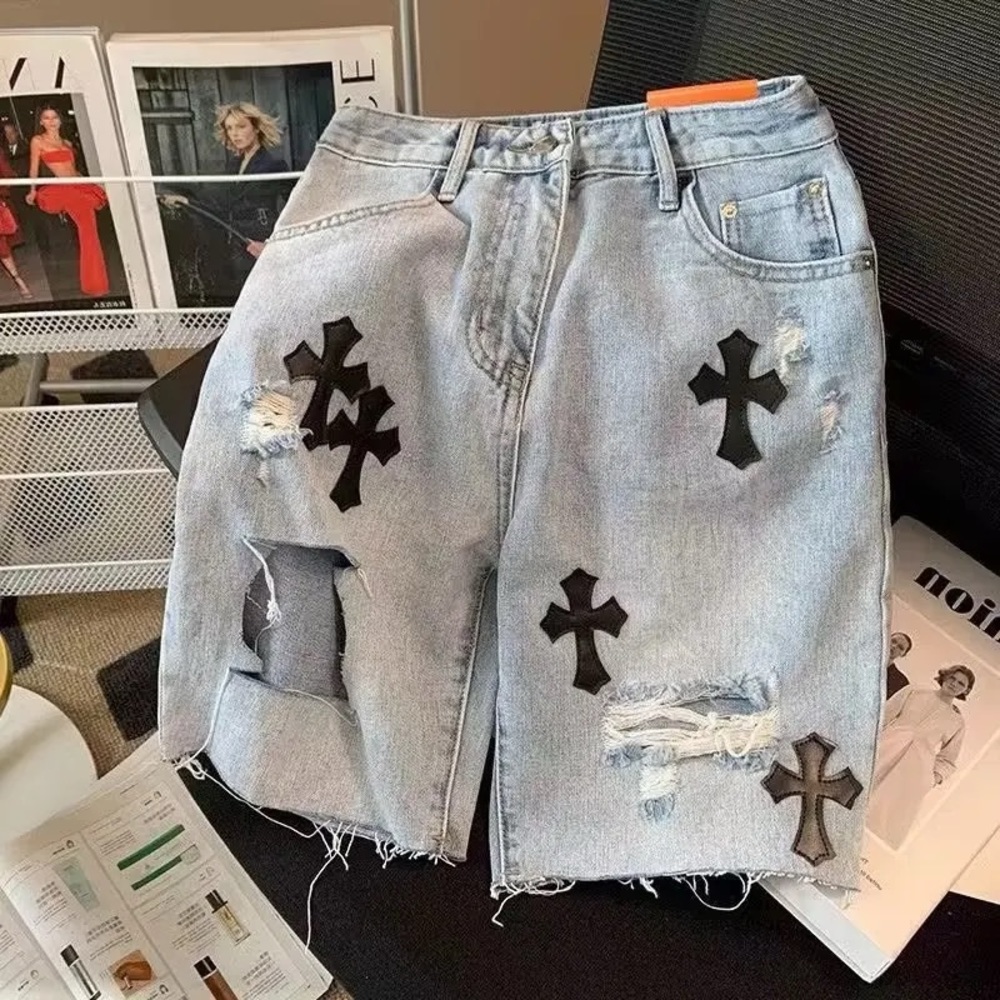 Chrome Jean shorts